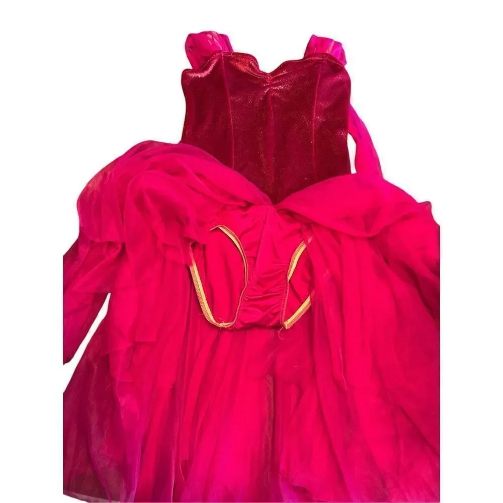 Curtain call Childs large costume pink fairy ballerina dance recital jazz tap
